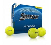 Srixon AD333 Balles de Golf Longue Distance (Nouvelle Génération) |Toucher Plus Doux et Contrôle Exceptionnel |Emballage Écologique |Idée Cadeau Golfeur | Boîte de 12