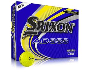 Srixon AD333 Lot de 9 douzaines de balles de golf Haute performance Distance et contrôle Faible compression Résistantes et durables