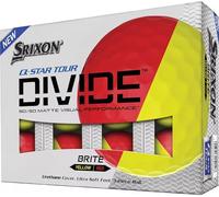 Srixon Q-Star Tour Divide 10306805 Lot de 12 balles de Golf Rouge