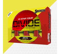Srixon Q-Star Tour Divide 12 Balles De Golf Jaune/Rouge