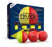 Srixon Q-Star Tour Lot de 6 balles de golf Jaune/rouge