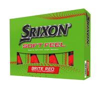 Srixon Soft Feel 2025 Rouge Brillant 12 Balles De Golf