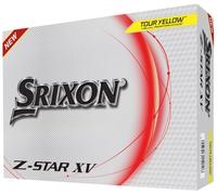 Srixon Z Star XV 8 Douzaine de balles Niveau Tour-Performance-Uréthane-Accessoires Cadeaux de Golf Haut de Gamme Unisex-Adult,Jaune, Taille Unique