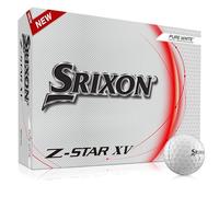 Srixon Z Star XV 8 Douzaine de balles Niveau Tour-Performance-Uréthane-Accessoires Cadeaux de Golf Haut de Gamme Unisex-Adult, Blanc, Taille Unique