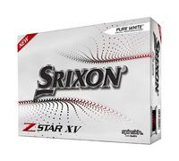 Nouvelles Srixon Z Star XV 7 White - 12 Balles de Golf Haut de Gamme - Niveau Tour - Performance - Uréthane - 4 pièces - Accessoires de Golf et Cadeaux Premium