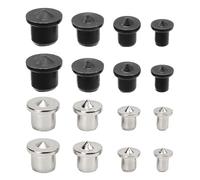 SRJQXH Pointes de Centrage, Jeu de 16 Pièces, Dont 6/8/10/12 mm Centreur Tourillon, Acier au Carbone Outil de Centrage de Goujon, pour le Marquage du Bois et les Aides au Perçage