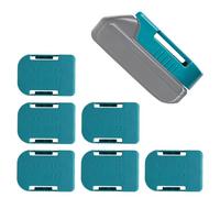 SRJQXH Supports de Porte-Batterie, 6 Pièces Porte Outils Mural en ABS Robuste, Adaptateur Batteries Léger, Support Mural pour Batterie Bleu, pour Makita, pour Bosch Batteries Lithium-ION 14,4-18 V