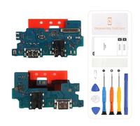 SRJTEK Connecteur de station d'accueil de rechange pour Samsung Galaxy A50 2019 - Port de charge A505 - Port de casque SM-A505F avec microphone/prise audio/antenne - Kits de réparation de rechange