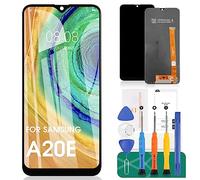 SRJTEK Écran de rechange pour Samsung Galaxy A20e - Écran LCD pour Samsung Galaxy A10e - Numériseur d'écran tactile - Kit de montage SM-A202F, A202K, A102U (noir)