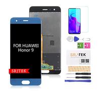 SRJTEK Écran de Remplacement pour Huawei Honor 9 STF-L09 AL00 Écran LCD Panneau de numériseur Tactile Assemblage Complet Bleu