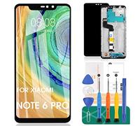 SRJTEK Écran de Remplacement pour Xiaomi Redmi Note 6 Pro/Redmi Note 6pro LCD Écran Tactile numériseur Panneau en Verre avec Cadre Kit de réparation Complet