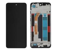 SRJTEK Écran LCD de rechange avec cadre pour Realme C71 4G RMX5303 | Noir | Écran tactile Digitizer Assemblée | Pièce de réparation Full HD
