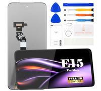 SRJTEK Écran LCD de rechange pour Motorola Moto E15 XT2523-6 XT2523-8 Écran tactile Digitizer Assemblée Kits de réparation (Noir)