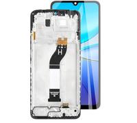 SRJTEK Écran LCD pour Xiaomi Redmi 13C 23100RN82L 23106RN0DA 23108RN04Y Écran Tactile Digitizer Assemblée Remplacement Kit de réparation 6,7" avec cadre (noir)