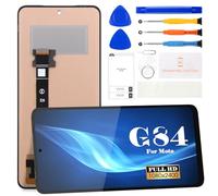 SRJTEK Écran LCD TFT pour Motorola Moto G84 pour Moto G84 Écran LCD XT2347 XT2347-1 XT2347-2 Kit de réparation de numériseur tactile (6,5 pouces, noir)