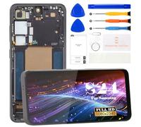 SRJTEK Écran LCD TFT pour Samsung Galaxy S24 Galaxy S24 SM-S921B SM-S921U SM-S921W Kit de réparation avec écran Tactile numériseur avec Fame (Noir, sans Empreintes digitales)