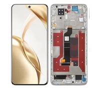 SRJTEK Écran tactile de remplacement pour Honor 200 - Écran LCD intelligent Alt-NX1 - Kit de réparation d'écran tactile (noir, avec cadre)