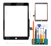 SRJTEK Kit de réparation de Panneau de Rechange pour iPad 10.2 2019 2020 7th 8th 7/8ème A2197 A2200 A2198 A2232 A2428 A2429 A2270 A2430 Noir