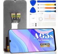 SRJTEK Kit de réparation d'écran tactile de rechange pour Samsung Galaxy A05s SM-A057F SM-A057F/DS SM-A057G/DSN LCD (noir, sans cadre)
