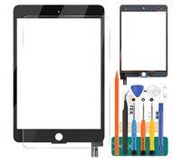 SRJTEK pour IPad Mini 5 7.9 Remplacement de l'écran 2019 A2126 A2124 A2133 Kit de pièces de réparation de Matrice de Panneau de Verre de numériseur d'écran Tactile (Noir)