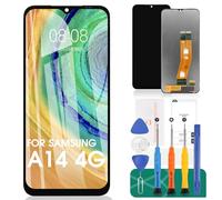 SRJTEK pour Samsung Galaxy A14 4G A145P 2023 Écran LCD de Remplacement SM-A145P SM-A145B SM-A145R Kit de réparation du numériseur Tactile (Noir, sans Cadre)