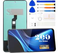 SRJTEK TFT pour Honor 200 Écran de remplacement pour Honor 200 LCD Display ELI-AN00 ELI-NX9 Digitizer Kit de réparation d'écran tactile (noir, sans cadre)