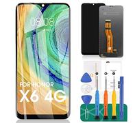 SRJTEK TFT pour Honor X6 4G LCD Display pour Honor X8 5G Écran de remplacement pour X6 4G/X8 5G Digitizer Assemblée VNE-LX1 Kits de réparation sans cadre (noir)