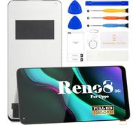 SRJTEK TFT pour Oppo Reno8 5G Écran de Remplacement pour Reno 8 5G LCD Affichage pour Reno8 5G Écran Tactile Digitizer CPH2359 Kits de Réparation (Noir)