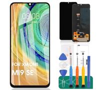 SRJTEK TFT pour Xiaomi Mi 9 SE Écran de remplacement pour Mi 9 SE Écran LCD pour Mi 9 SE Tactile Digitizer M1903F2G Kits de réparation (noir, pas de reconnaissance d'empreintes digitales)