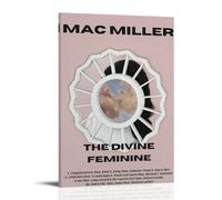 SRJUDR Mac Miller The Divine FemininePosters Art mural et impression sur toile style portrait avec cadre 20 x 30 cm