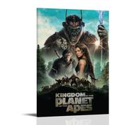 SRJUDR Planet of The ApesPosters Art mural et impressions sur toile style portrait avec cadre 20 x 30 cm