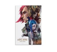 SRJUDR Poster Arcane League of Legends Art mural et impressions sur toile style portrait sans cadre 20 x 30 cm