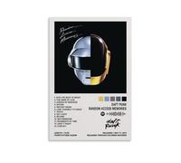 SRJUDR Poster Daft Punk Random Access Memories Music Poster Art mural et impressions sur toile Portrait Décoration murale sans cadre 20 x 30 cm