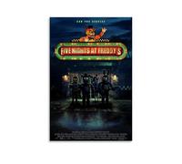 SRJUDR Poster Five Nights at Freddy's FNAF - Art mural vintage - Art pop - Impression sur toile - Portrait - Décoration murale sans cadre - 30 x 45 cm