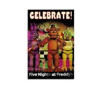 SRJUDR Poster Five Nights at Freddy's FNAF - Art mural vintage - Art pop - Impression sur toile - Portrait - Décoration murale sans cadre - 40 x 60 cm