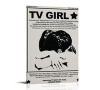 SRJUDR Poster TV Girl French Exit Art mural et impressions sur toile avec cadre 60 x 90 cm