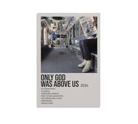 SRJUDR Poster Vampire Weekend Only God Was Above Us - Art mural pop - Impression sur toile - Portrait - Décoration murale sans cadre - 50 x 75 cm