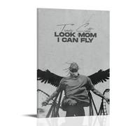 SRJUDR Travis Scott Look Mom I Can FlyPosters Art mural et impressions sur toile style portrait 60 x 90 cm