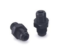 SRKATI Kit De Radiateur De Refroidissemen Adaptateurs de Refroidisseur d'huile de Transmission AN6x 1/4NPS AN8x 1/4NPS pour GM Turbo 350 400 700R 4L60E Oil Cooler(AN6)