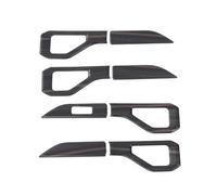 SRKATI Lot de 4 autocollants de garniture pour poignées de porte intérieures de voiture, compatibles avec Chery et Jetour T2 2024-2023. Accessoires Poignée De Porte Extérieure(Wood grain)