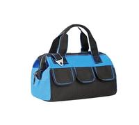 SRKATI Organizer Tool Sac à Outils Multifonctionnel, épais, Grand, résistant, Trousse à Outils, Sac de Rangement pour électricien, Multi-Poches Organisateur Outils(18 inches)