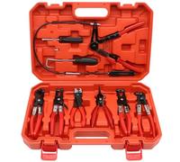 SRKATI Outil Ressort Frein Ensemble de 9 Pinces à Anneau élastique pour Flexibles General Motors, Outil de réparation Automobile pour Joints d'étanchéité Outil de à Tambour