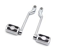 SRKATI Pièces de moto Levier de changement de vitesse talon-pointe Tête de mort pour Harley Davidson HD Touring Road King Chromé Alliage d'aluminium Leviers Sélecteurs(268-011 053x2XIN-CD)