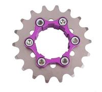 SRKATI Poulie Dentée Roues Libres de VTT A2UF, Volant d'inertie Haute résistance à Vitesse Unique, Cassettes de vélo en Acier à pignon Bloque Volant Moteur(18T)
