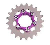 SRKATI Poulie Dentée Roues Libres de VTT A2UF, Volant d'inertie Haute résistance à Vitesse Unique, Cassettes de vélo en Acier à pignon Bloque Volant Moteur(21T)