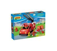 Androni Giocattoli Srl - A1201395 - Jeu de Construction - Brick Unico Set Pompier