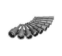 Srliya 10 Pcs de Noix de Noix de Noix de Noix de Perceuse à Forte dureté Résistance à la Résistance à L'usure du Magnétisme de Noix de Noix de Noix de Noix
