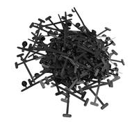 Srliya 100 PCS Cable Tie Backle, Universal Nylon Auto Verrouillage du Support de Glissière, pour L'automobile, Câble et Fil de Câble et de Câbles de la Construction de Maisons