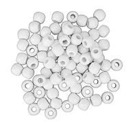 Srliya 100 Pièces de Perles de Tressage de Cheveux en Plastique Résistant à L'eau, Anneaux de Tresse de Cheveux, Perles de Bijoux de Vintage pour Barbe, de au Design Exquis pour Tresses, Queues de