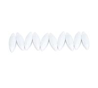 Srliya 10pcs 35x12mm Haute Température PTFE Agitateur Magnétique Tige de Barre de Mixage, Barre D'agitation Magnétique de qualité Supérieure pour une Utilisation en Laboratoire avec